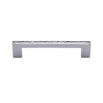 M Marcus Heritage Brass Cabinet Pull Metro Hammered Design 128mm Centre to Centre